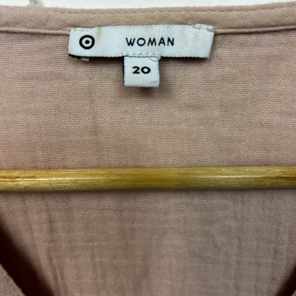 Target Pink Cotton Top - Size 20