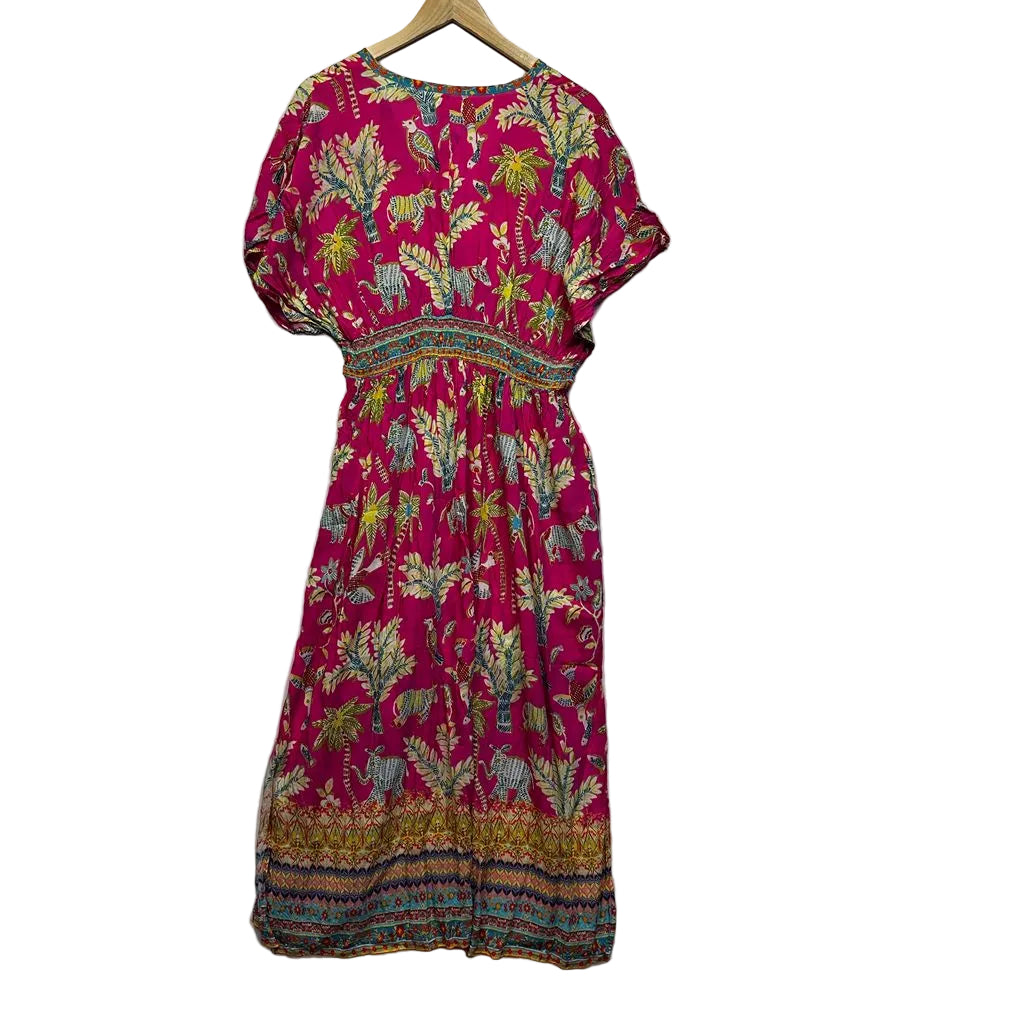 Lulasoul Pink Floral Dress - One Size