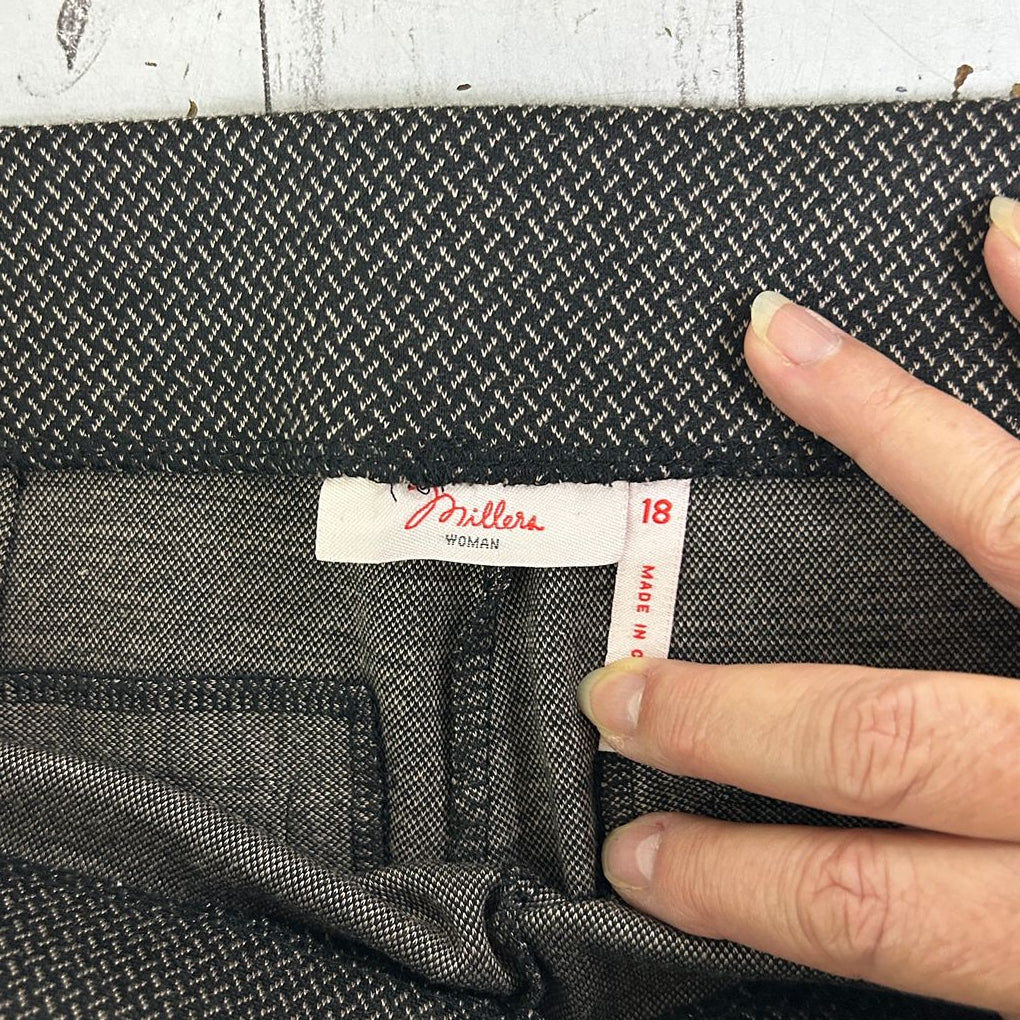 Millers Charcoal Plus Size Pants - Size 18
