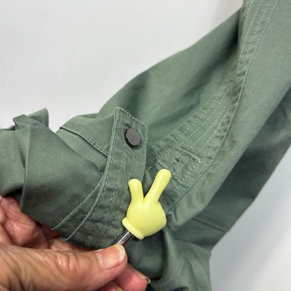 Autograph Khaki Cotton Cargo Pants - Size 26 (fault)