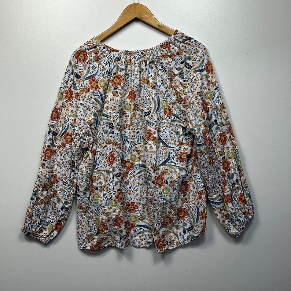 Target Multicoloured Floral Cotton Top - Size 18
