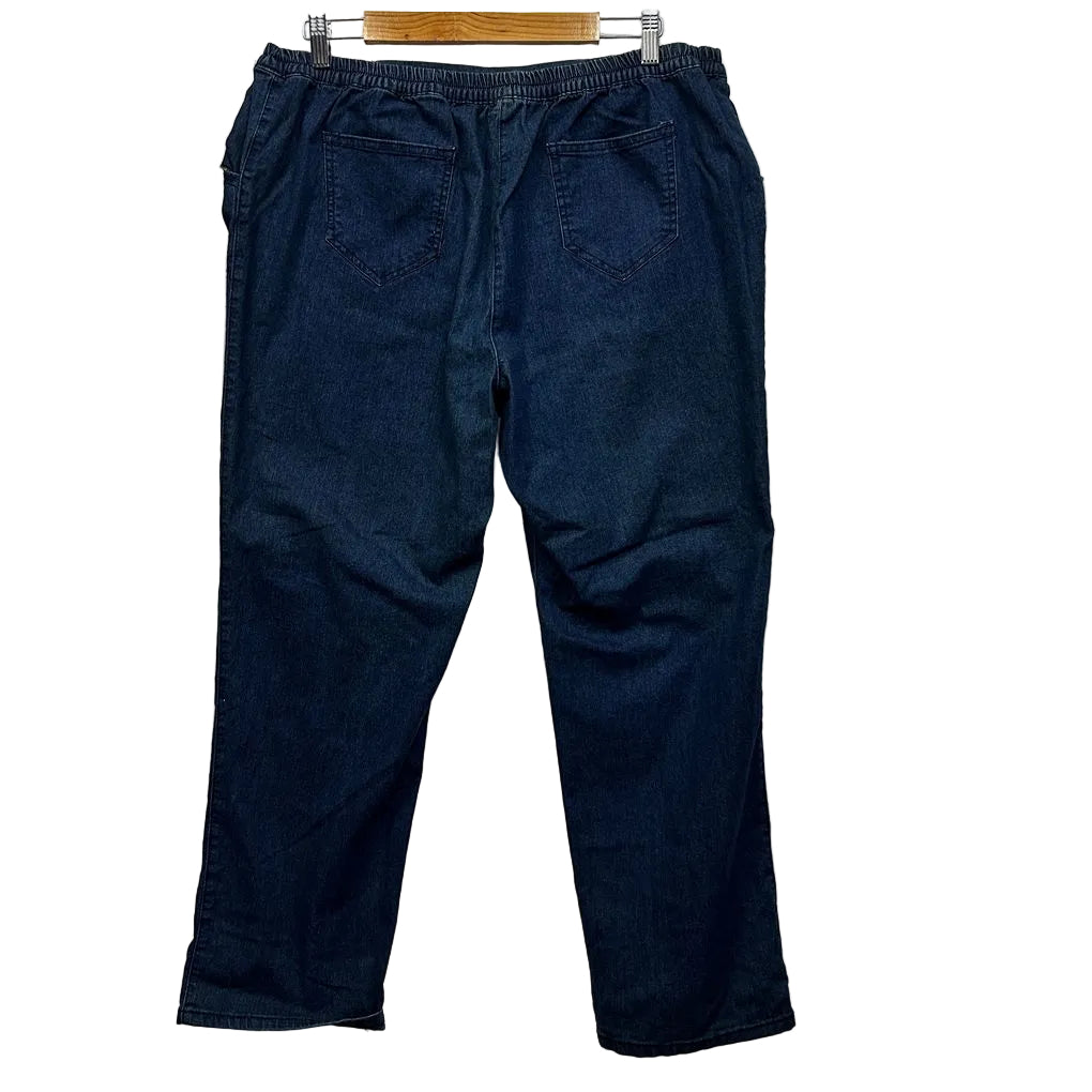 Millers Blue Elastic Waist Jeans - Size 16