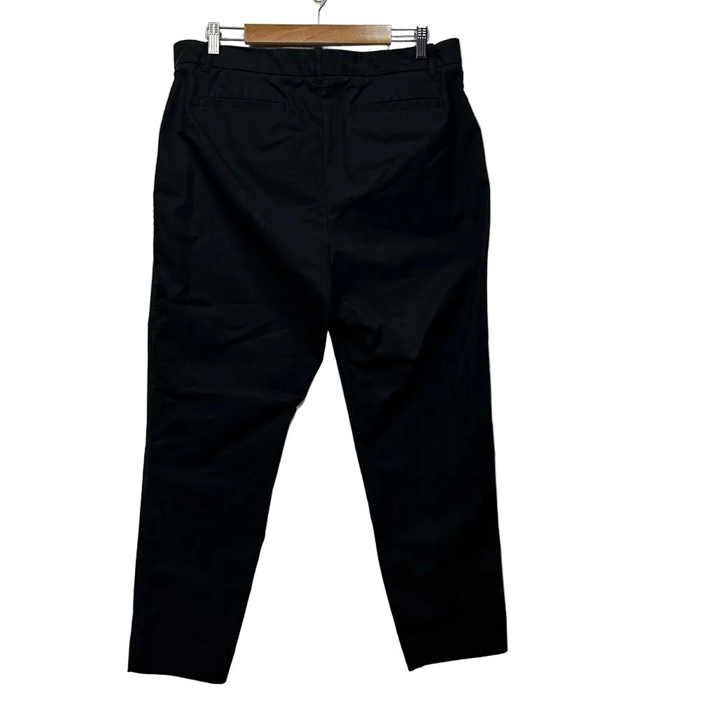 M&S Collection Black Cotton Pants - Size 18