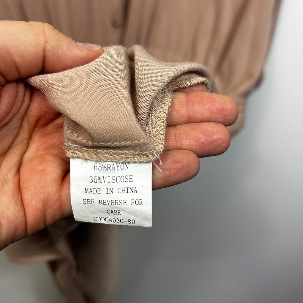 You + All Brown Shirt Dress - Size 16