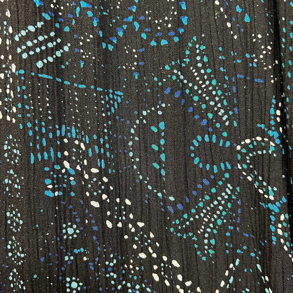 Autograph Navy Print Maxi Dress - Size 24