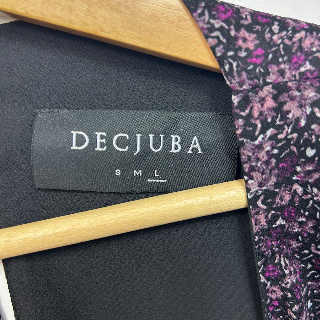 Decjuba Purple Floral Dress - Size L