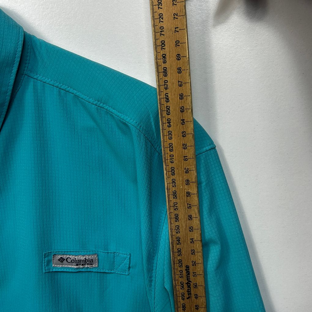 Columbia Teal Long Sleeve Shirt - Size 22/24