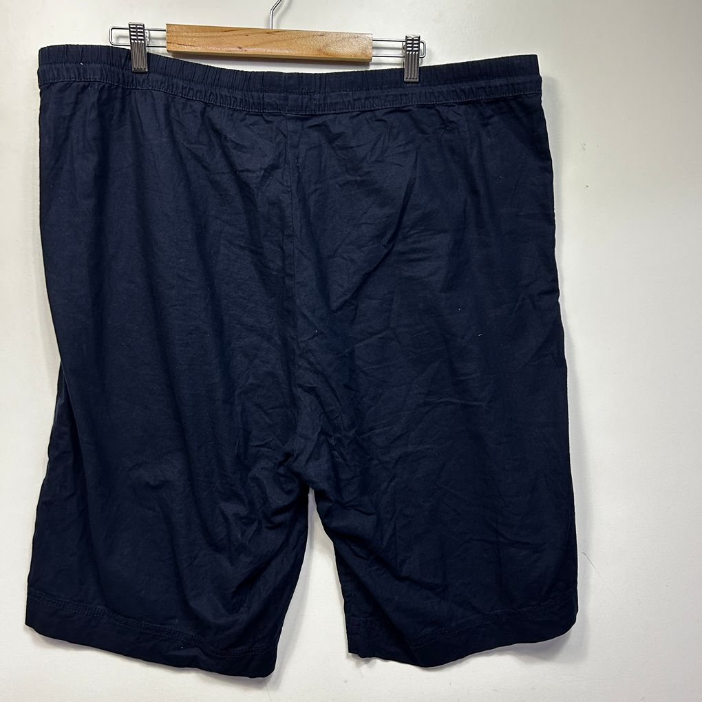 Suzanne Grae Basics Navy Plus Size Cotton Shorts - Size 22