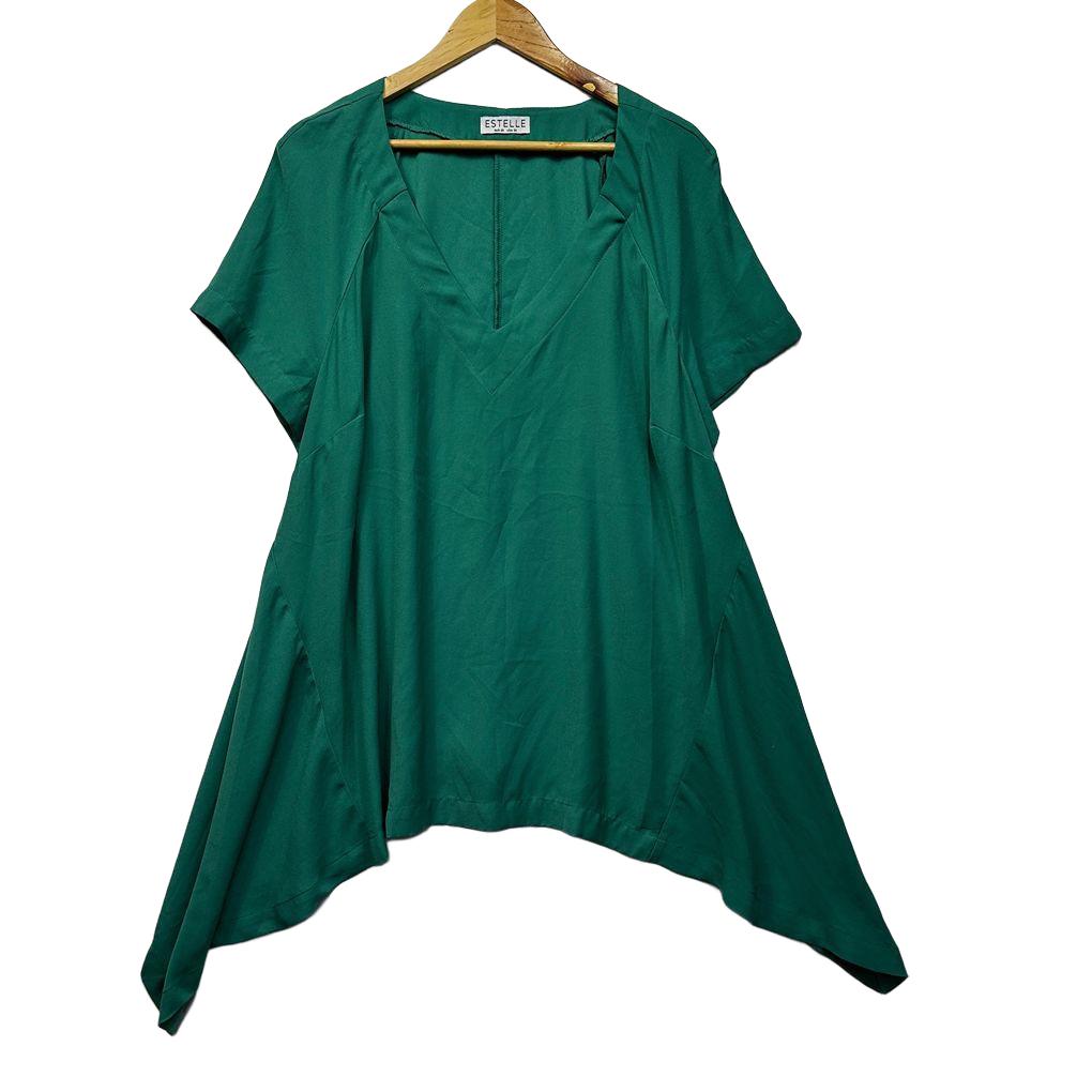 Estelle Green Short Sleeve Top - Size 20