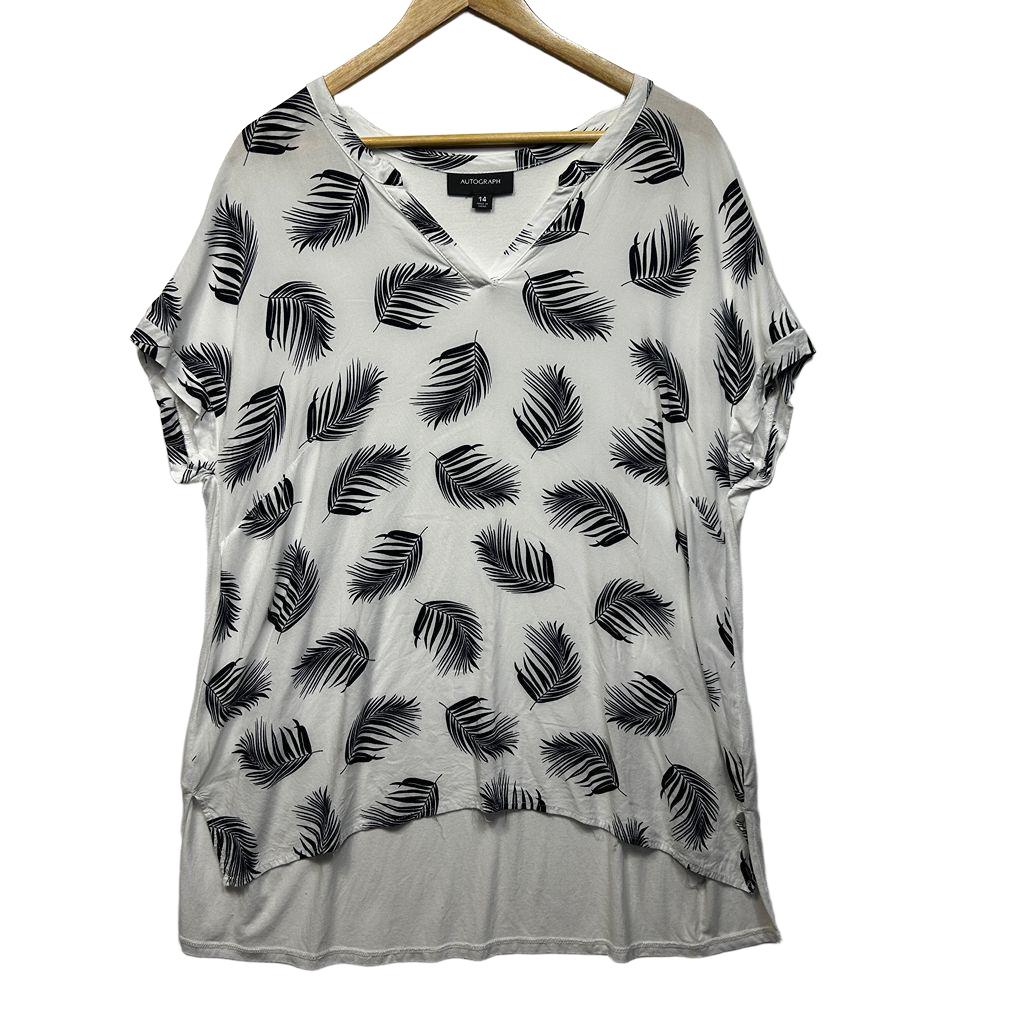 Autograph Print Top - Size 14