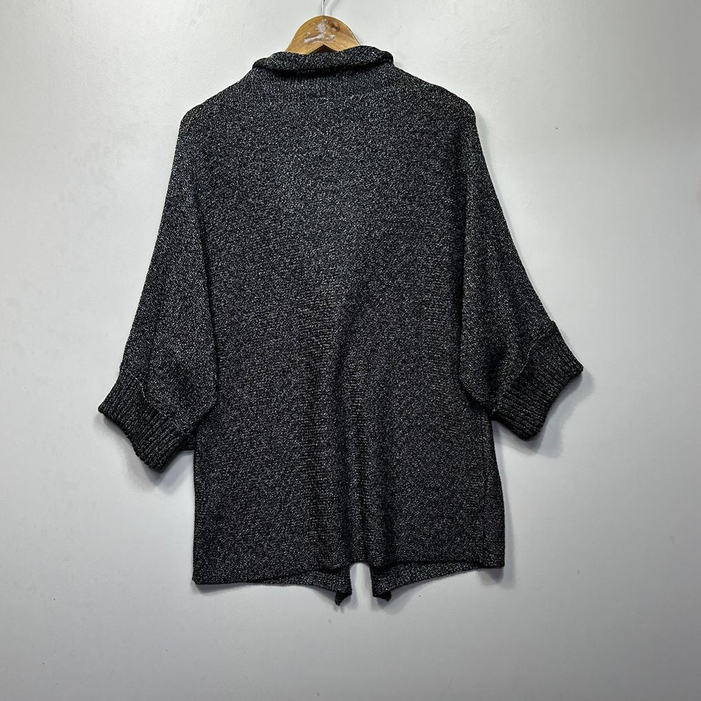 Rockmans Charcoal Cardigan - Size XL