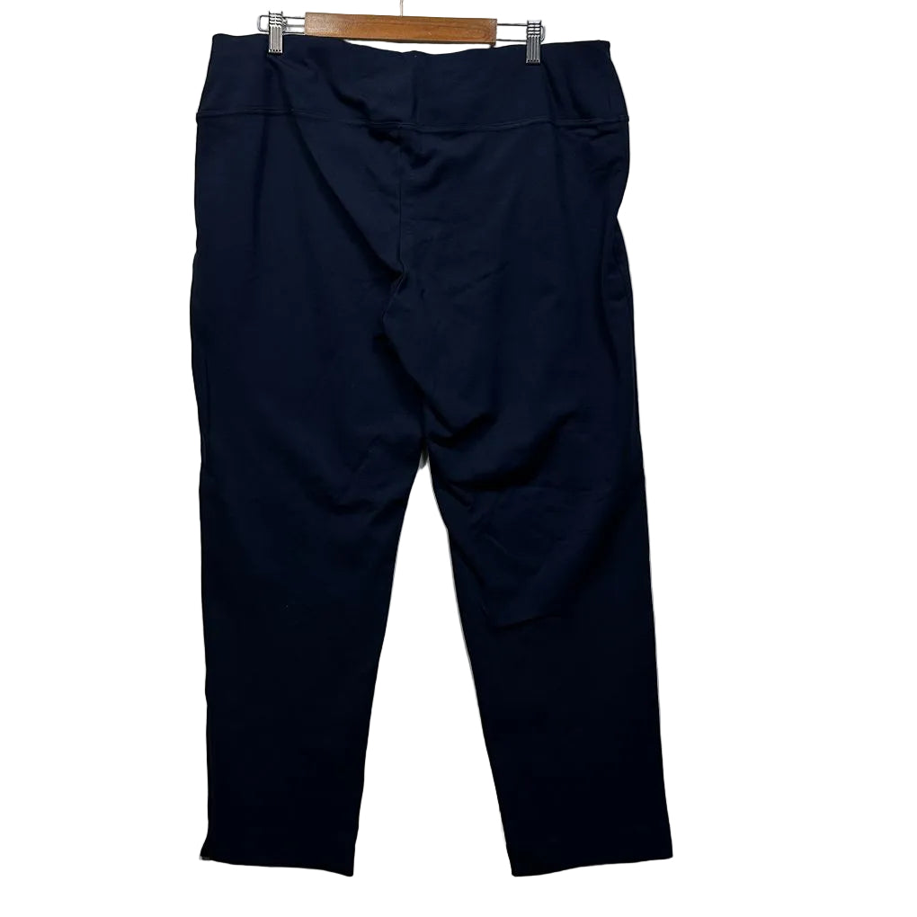 Belle Bird Navy Pants - Size 22