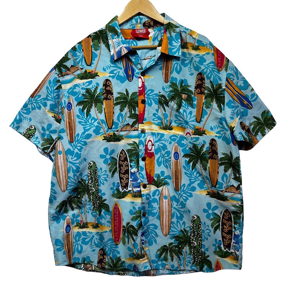 Lowes Hawaiian Print Shirt - Size 2XL