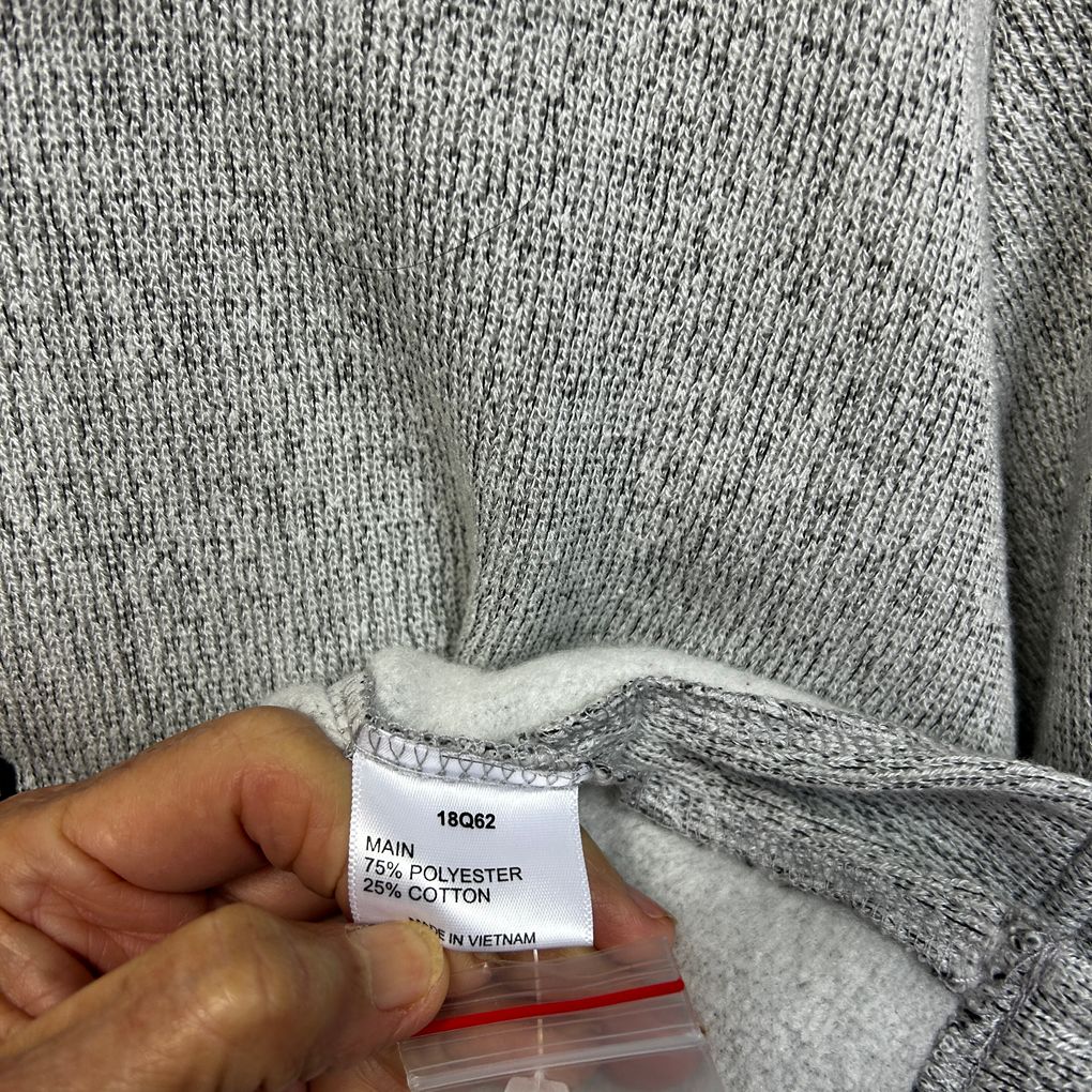 Established Grey Cotton Embroidered Jumper - Size 16