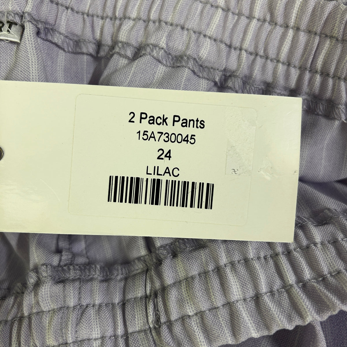 Damart Lilac Striped Plus Size Pants - Size 24