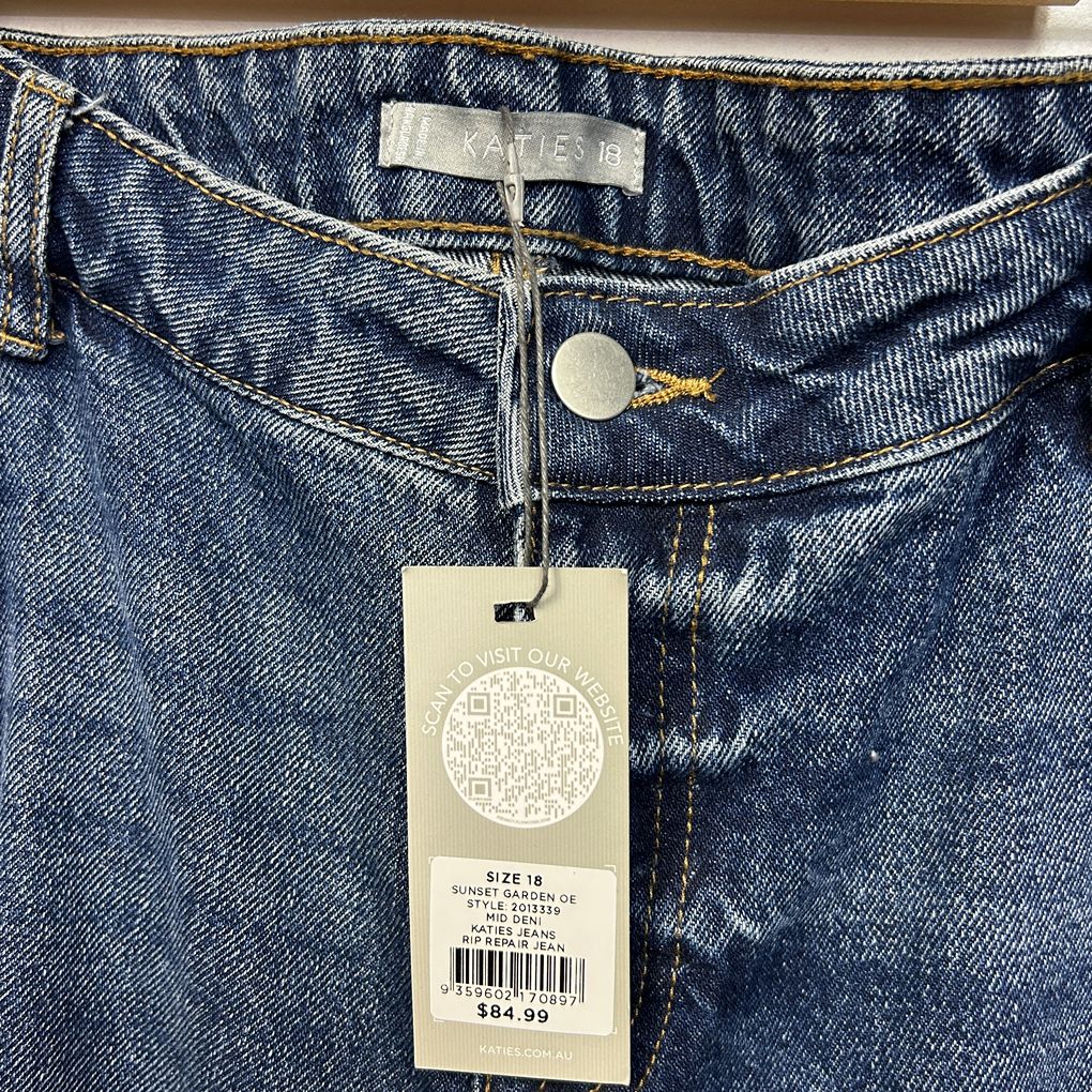 Katies Blue Plus Size Jeans - Size 18