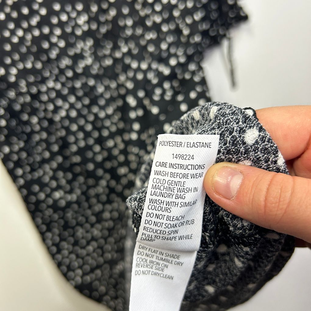 & me Black Polka Dot Dress - Size L