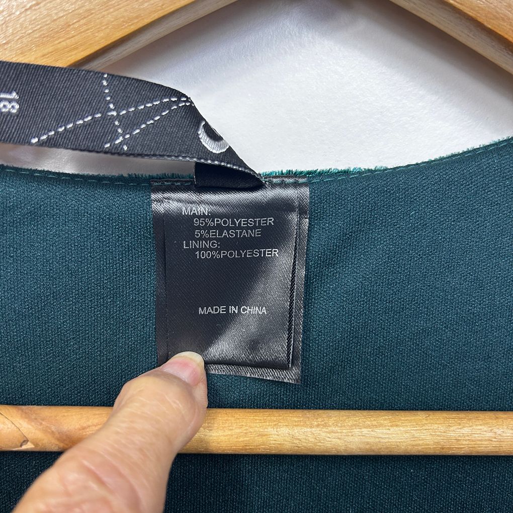 Taking Shape Green Plus Size Velvet Dress - Size 18