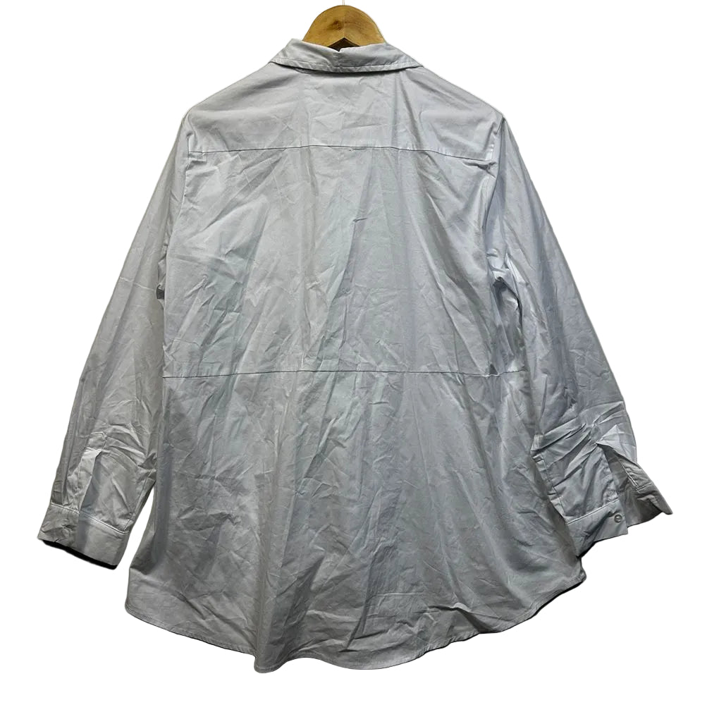 Basics by Threadz White Cotton Shirt - Size XXXL