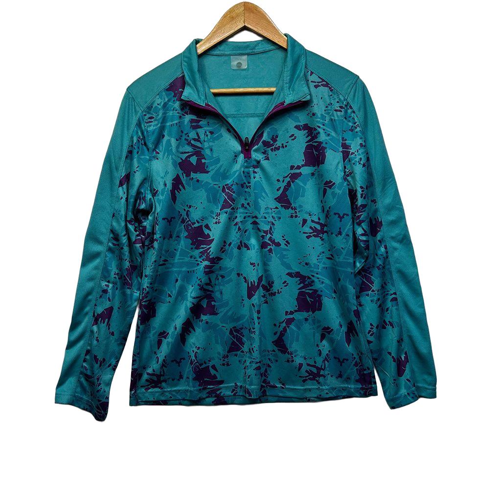 Quarter Zip Activewear Top - Size 2XL