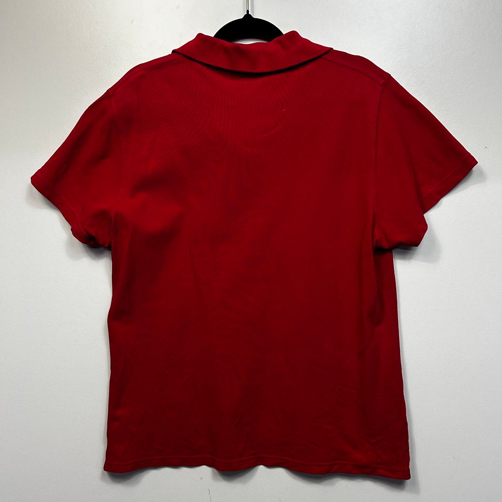 R.M.Williams Red Cotton Womens Polo Top - Size XL