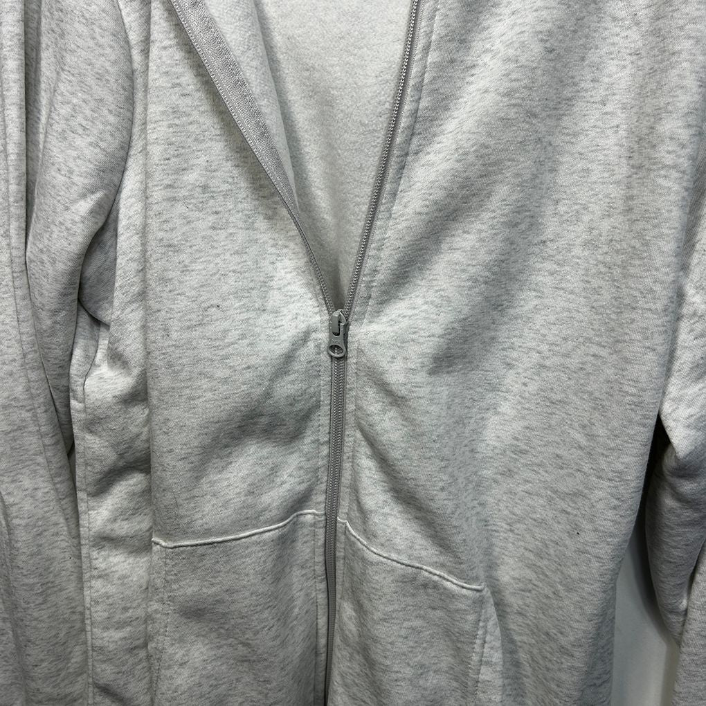 Target Grey Marl Cotton Zip Hoodie - Size 20
