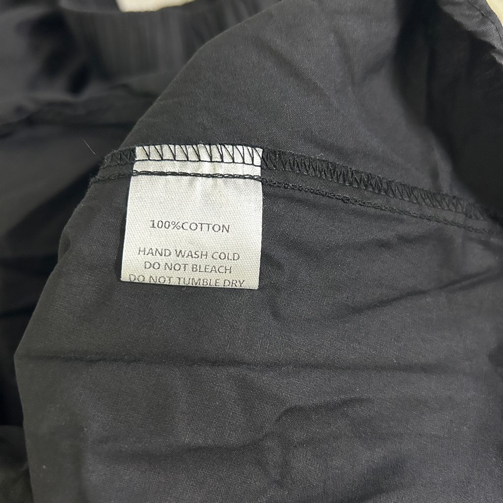 Henry Oscar Black Cotton Maxi Skirt - Size 18