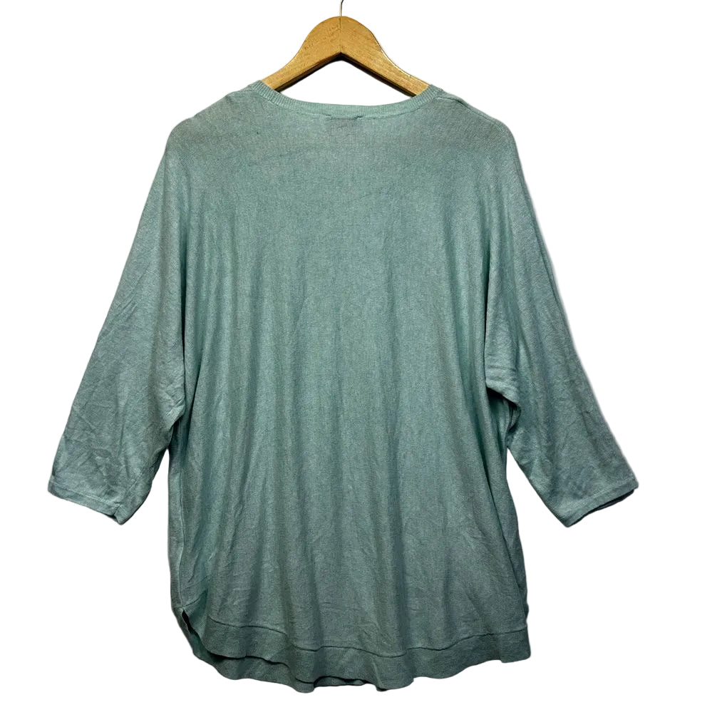 Sussan Mint Green Cotton Top - Size XXL