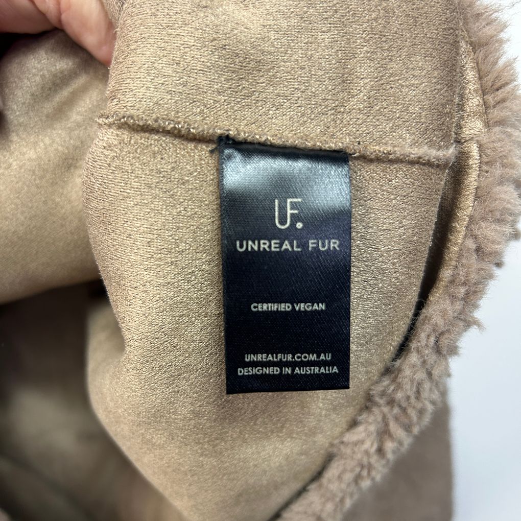 Unreal Fur Brown Teddy Jacket - Size XL