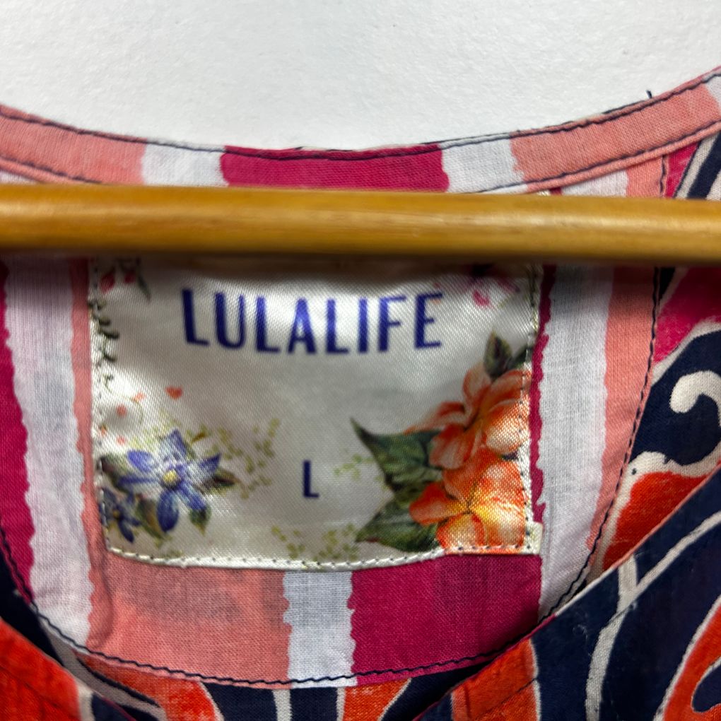 Lulalife Multicoloured Cotton Top - Size L