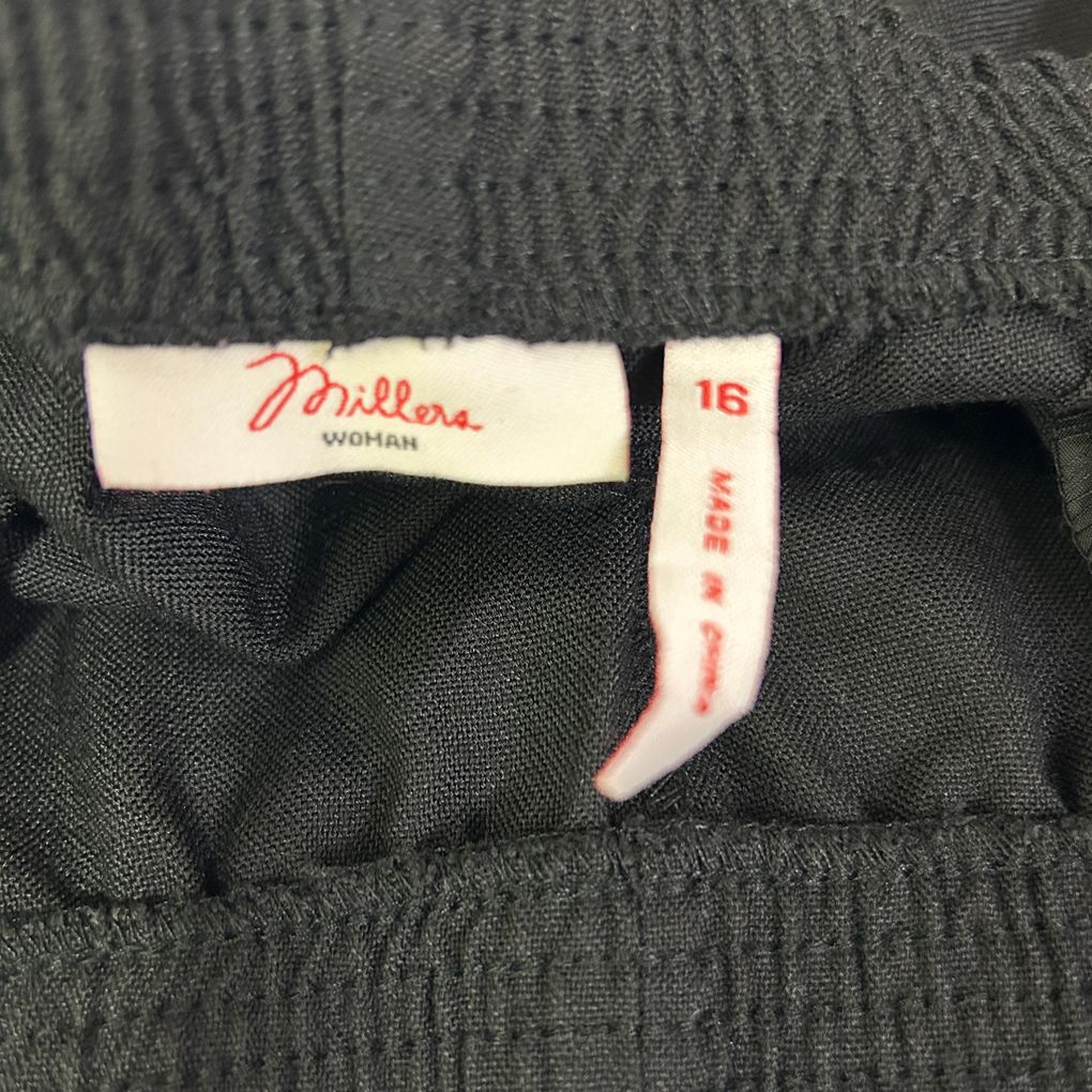 Millers Black Pants - Size 16