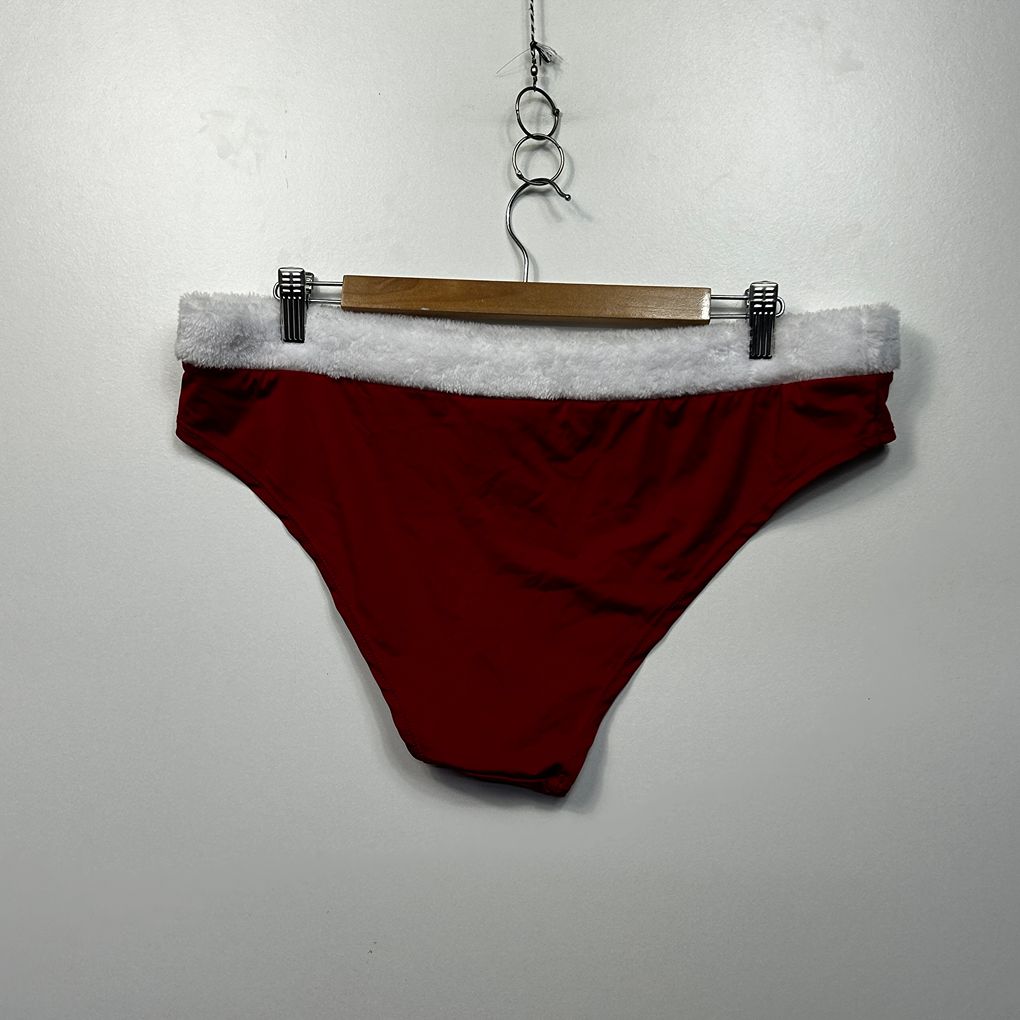 Edited Red Plus Size Christmas Lingerie Set - Size 18C