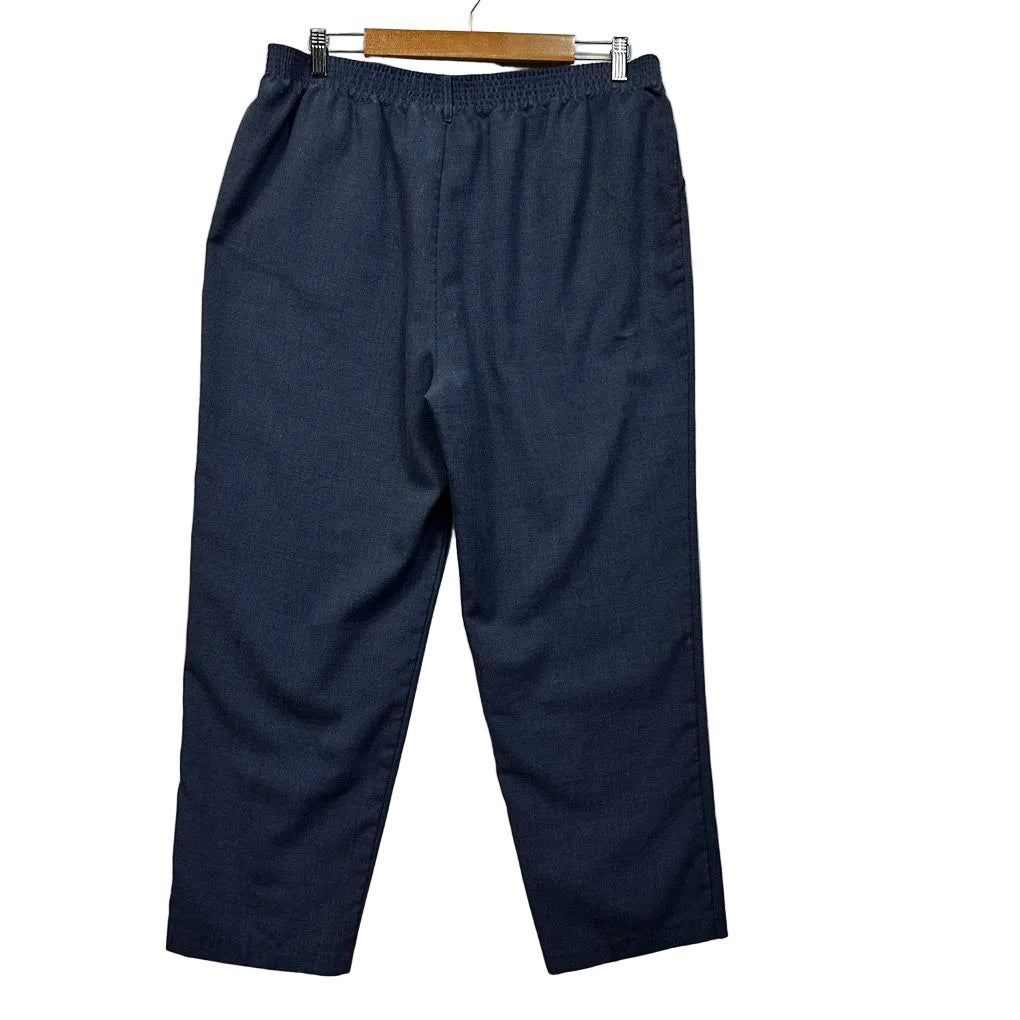 Millers Navy Elastic Waist Pants - Size 16