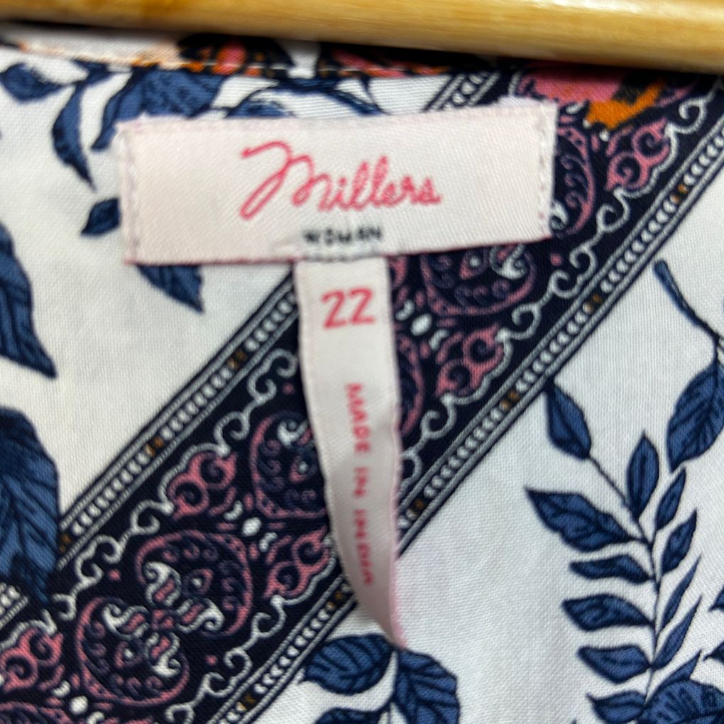 Millers Multicoloured Maxi Dress - Size 22