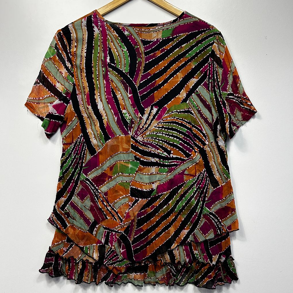 Virtuelle Multicoloured Top - Size 14
