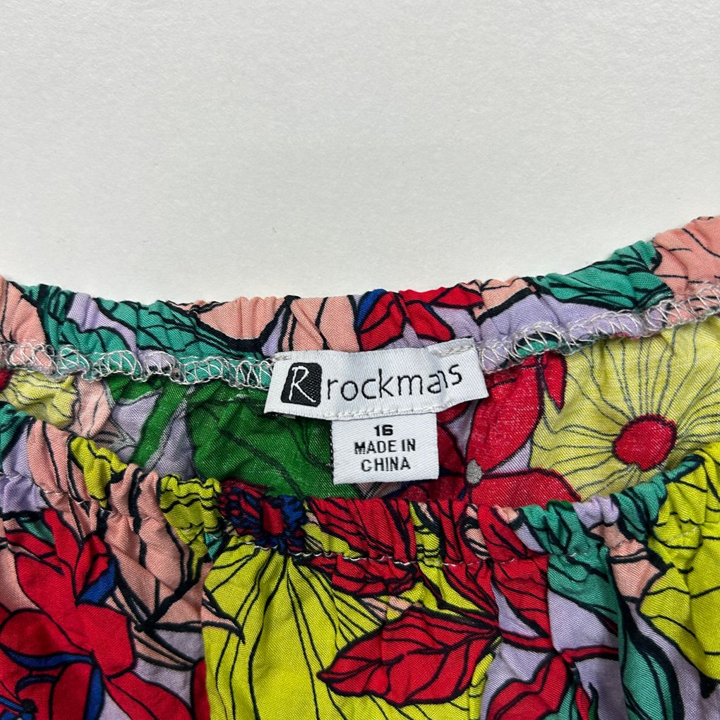 Rockmans Multicoloured Top - Size 16
