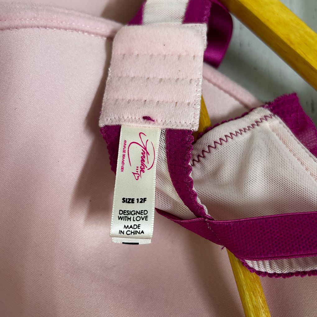 Annalise Braakensiek Pink Bra - Size 12F