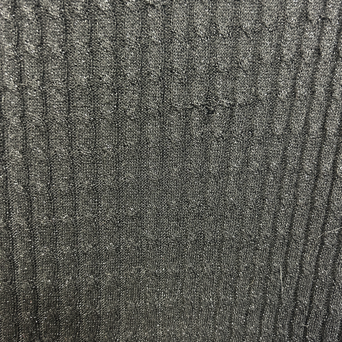 Estelle Black Plus Size Metallic Knit Maxi Skirt - Size 20