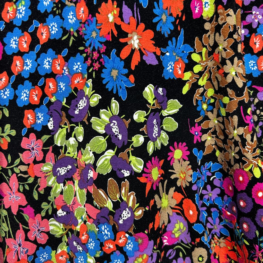 Taking Shape Black Floral Plus Size Top - Size 16