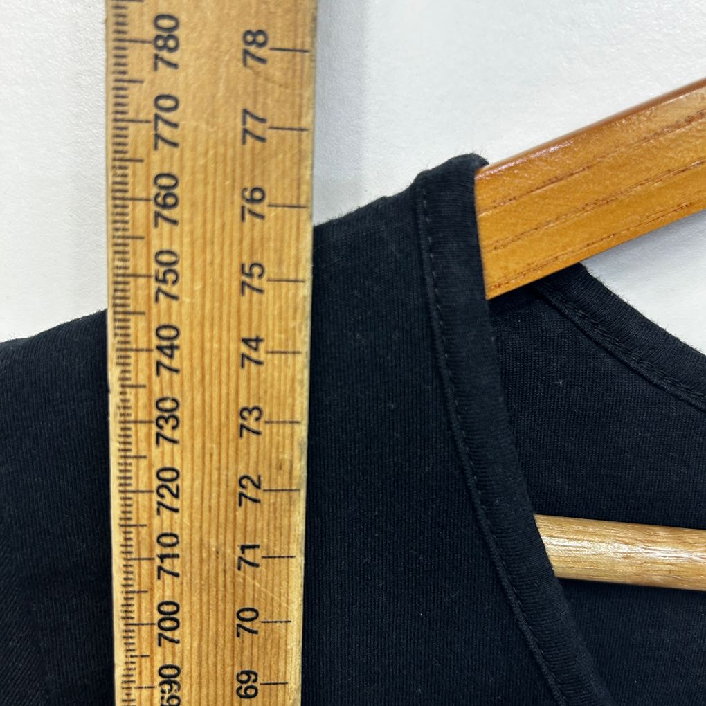 Taking Shape Black Tunic Casual Top - Size 16