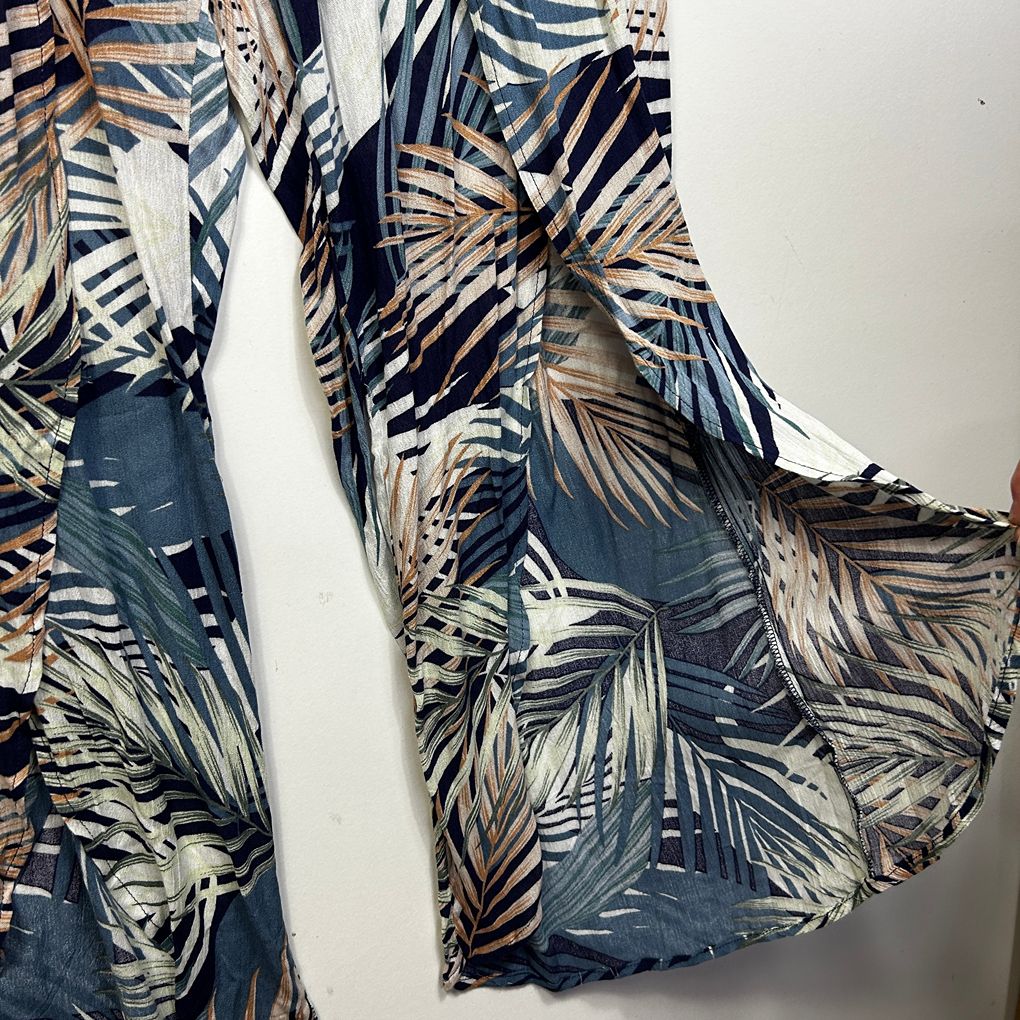 Millers Blue Palm Print Pants - Size 16