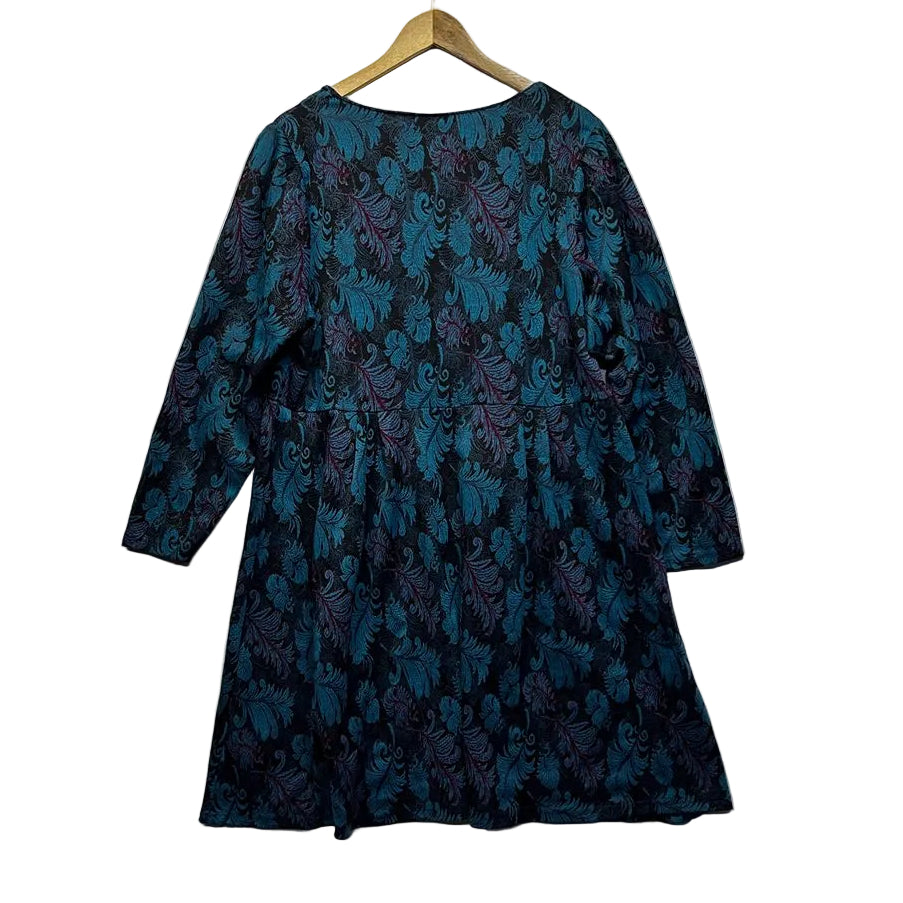 Modcloth Blue Plus Size Dress - Size 2X