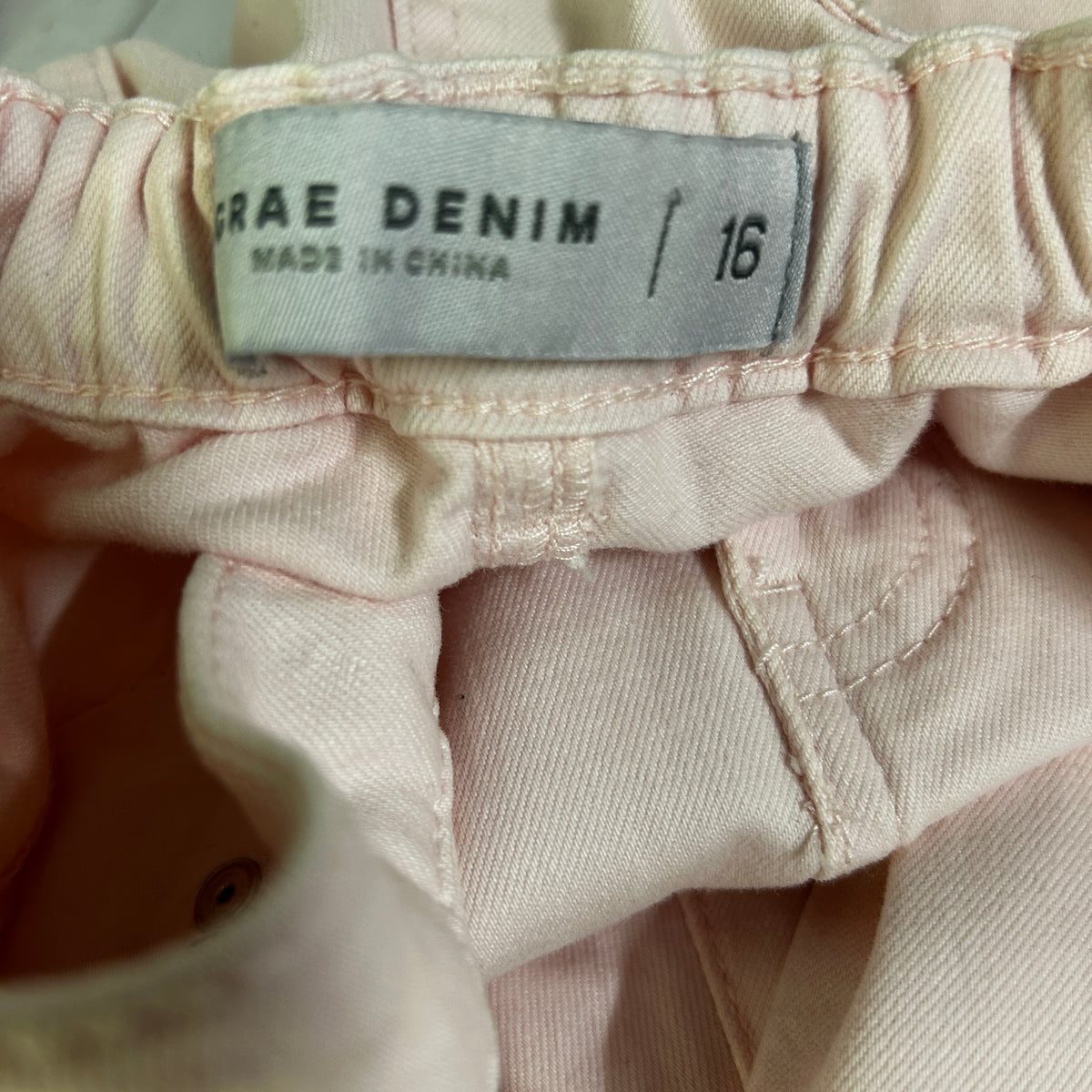 Suzanne Grae Denim Pink Jeans - Size 16