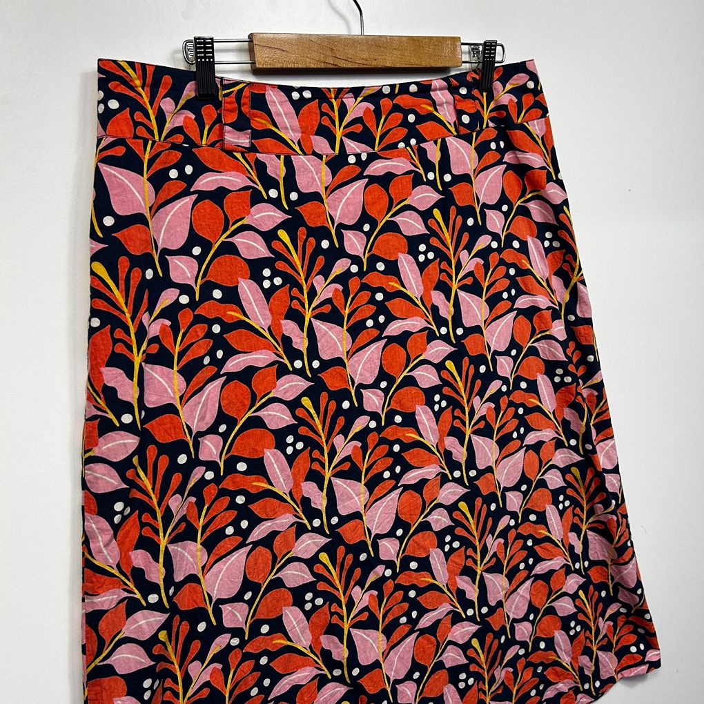 Karma East Multicoloured Cotton Skirt - Size XL