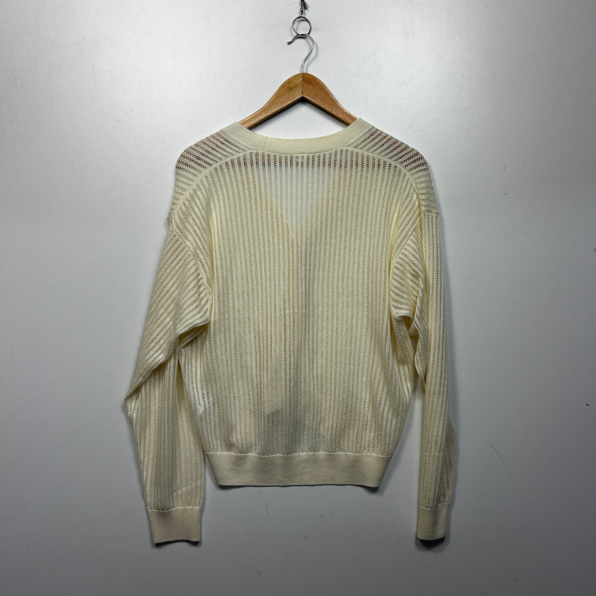Uniqlo Cream Linen Cardigan - Size L