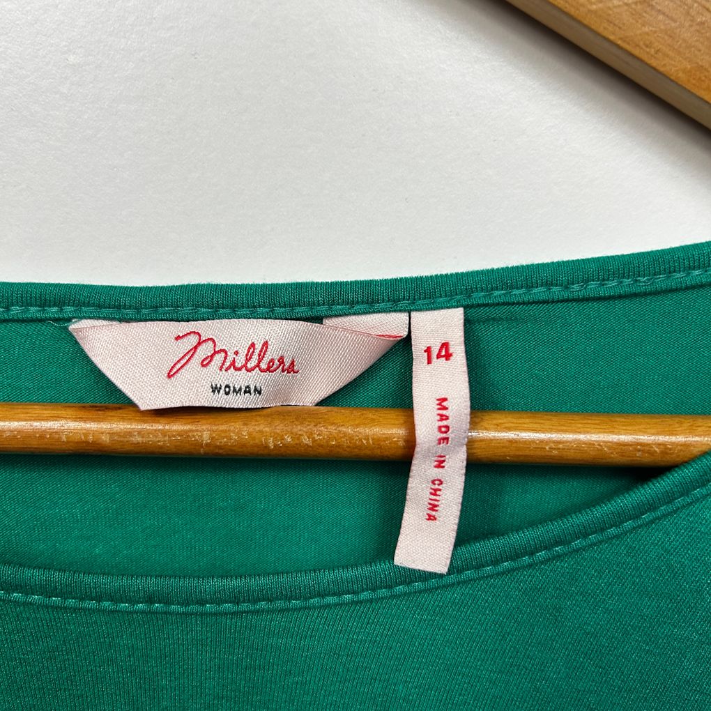 Millers Green Christmas Tee - Size 14