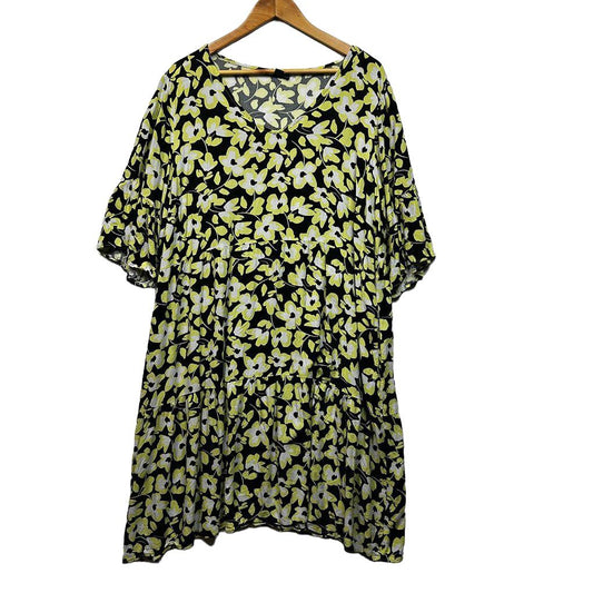 Autograph Floral Dress - Size 22