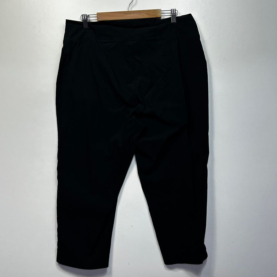 Beme Black Plus Size Pants - Size 18