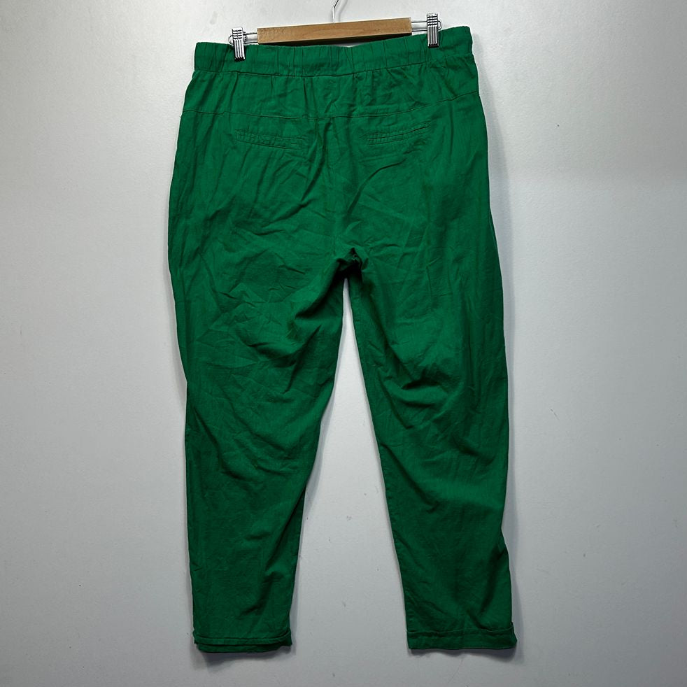 Millers Green Cotton Pants - Size 14