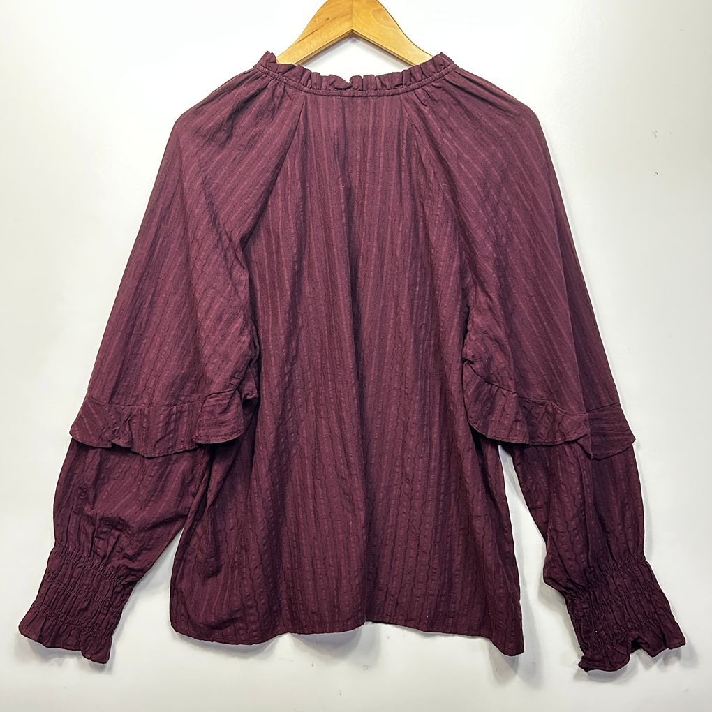 Target Plum Cotton Top - Size 18